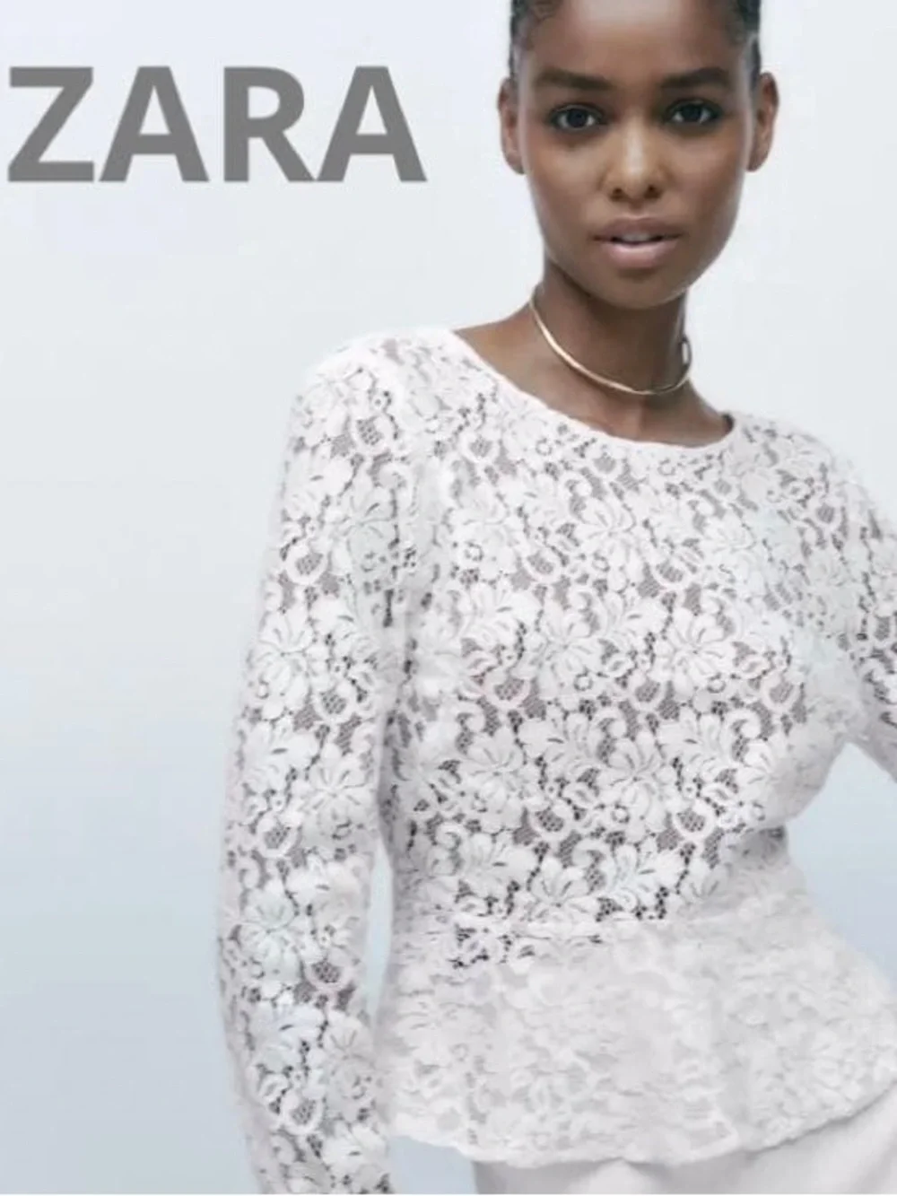 Zara sheer floral